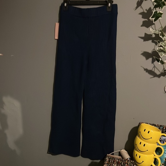NWT JustFab Ankle Length Ribbed Pants - Picture 8 of 10